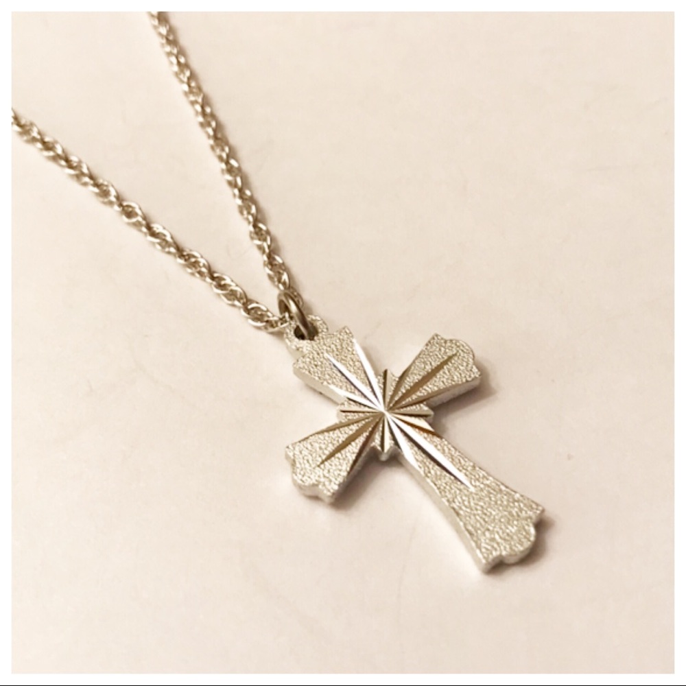 Sterling Cross Necklace